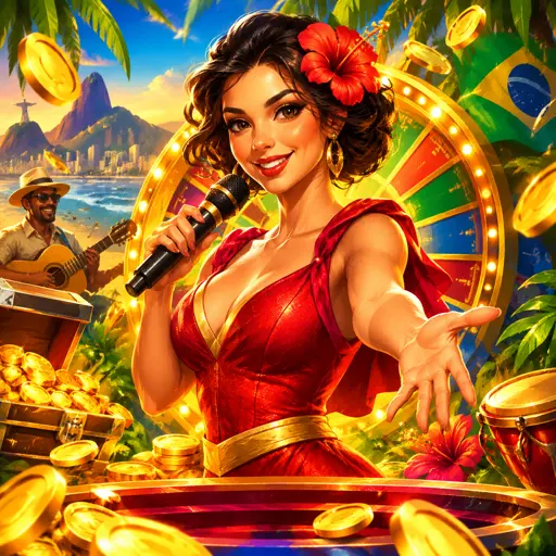 Game show ao vivo com roda premiada e dealer apresentando